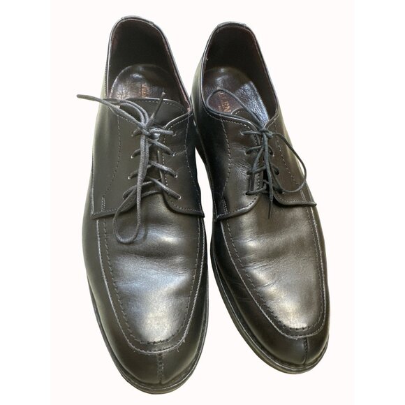 Allen Edmonds men’s black leather dress Oxford lace shoes size 10 SKU 4131 main image 12